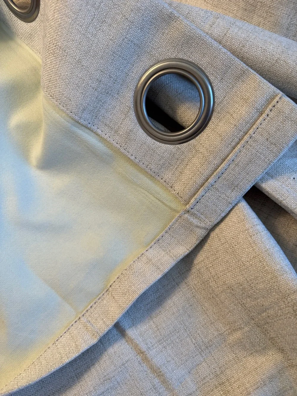 Blackout Grommet Drapes / Curtains - Light Beige
